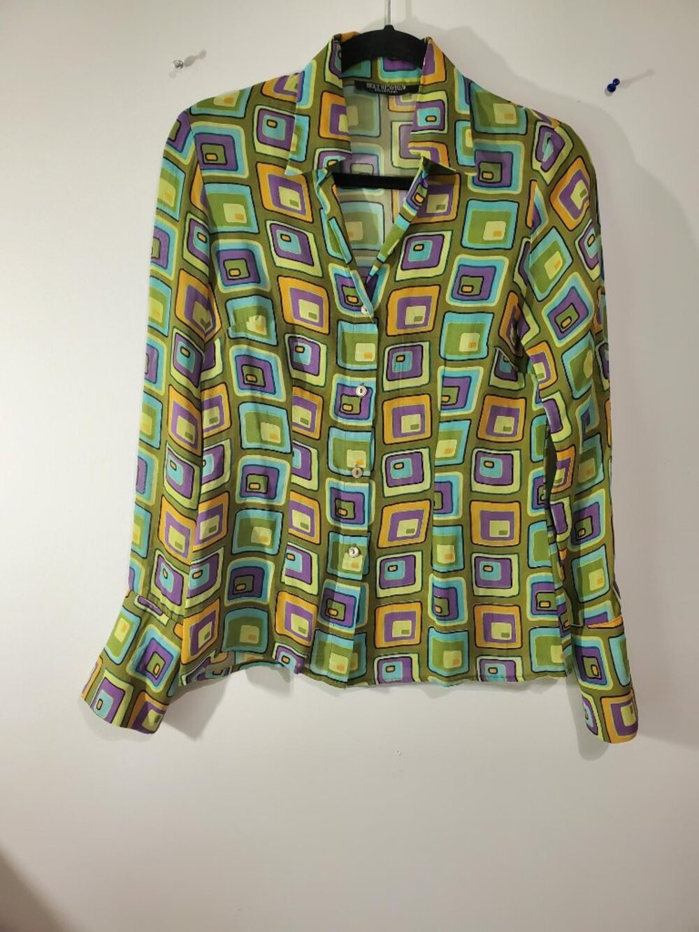 Holt Renfrew Retro Print Blouse